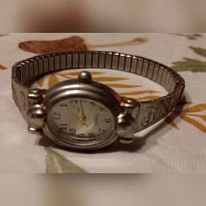 Elegant Silver and Gold Watch